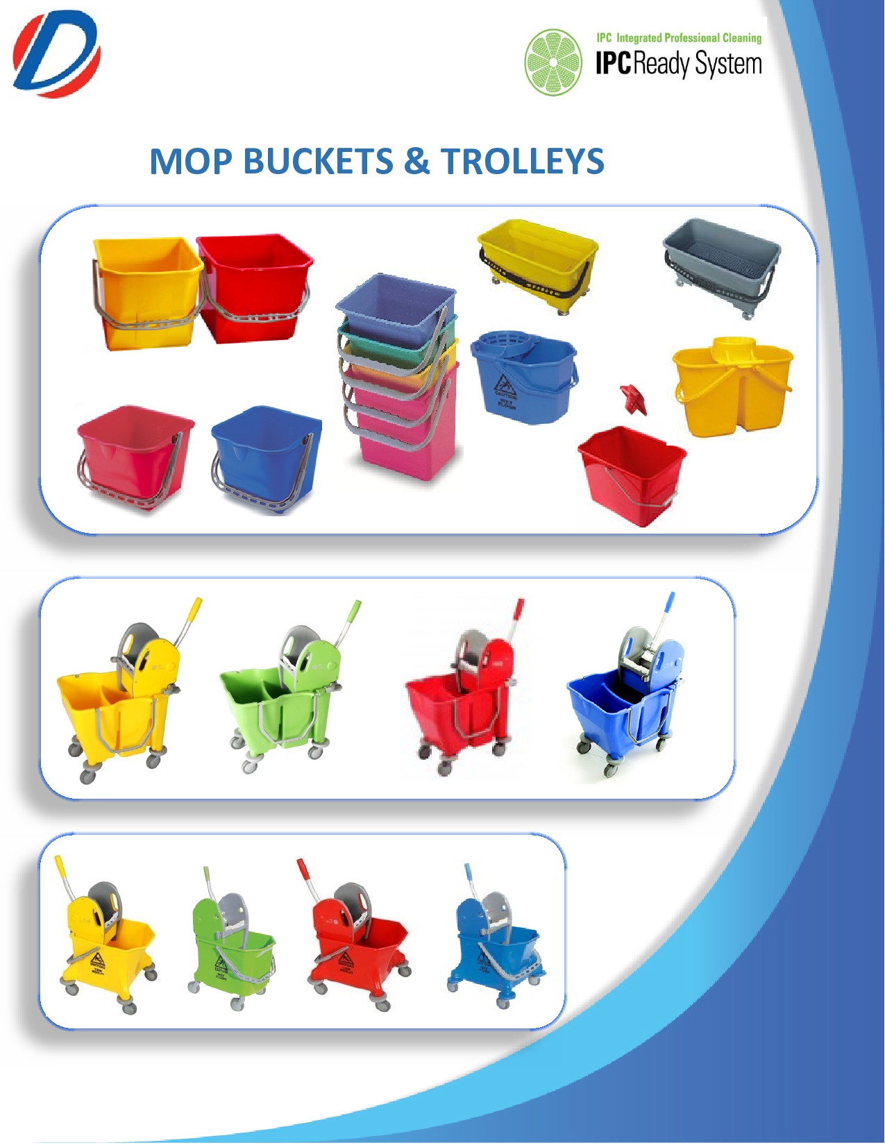 Mop Buckets And Mop Wringers 